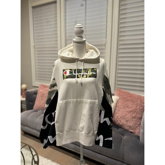 NEW Handmade Upcycled Champion Poncho Size SM-LG | SAME DAY SHIP or NEXT DAY - Picture 5 of 7